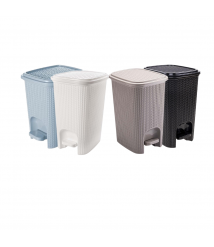 Lix. 12 lt TRAMA Plasutil azul pedal retangular 9378