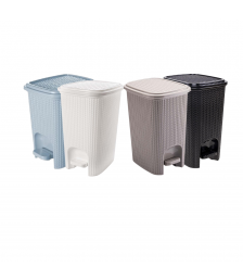 Lix. 12 lt TRAMA Plasutil azul pedal retangular 9378