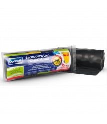 Saco lixo rolo 240 lt PRETO 115x115 cm 72 kg c/10 und Dobrasil 10120760