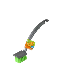 Escova multi uso c/cabo longo Alklin quadrada cinza 7968