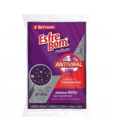 Esponja de louca c/2 Esfrebom macia Esfrebom Bettanin 