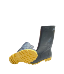 Bota sem forro preta cano Longo