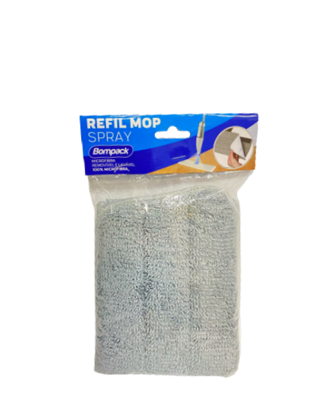 Refil mop úmido spray microfibra R:24691 Bompack