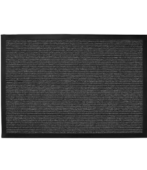 Tapete 40x60 DUO KAPAZI preto c/borda frizado 800DUO4060