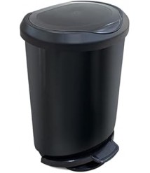 Lix. 10lt pedal e borda PRETA Label Toyplast