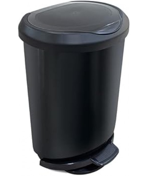 Lix. 45 lt pedal e borda PRETA Label Toyplast