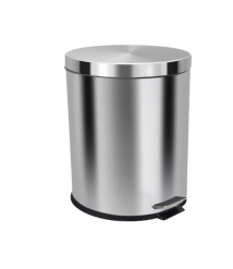 Lix. inox 50 lt JSN pedal redonda 61x40x47cm PI50