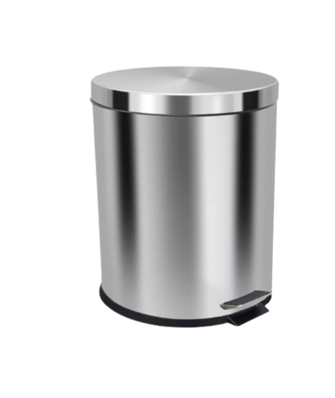 Lix. inox 20 lt AGATA pedal redonda Mor 8224