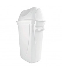 Lix. 46 lt PLASUTIL branca basculante retangular 5506