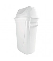 Lix. 46 lt PLASUTIL branca basculante retangular 5506