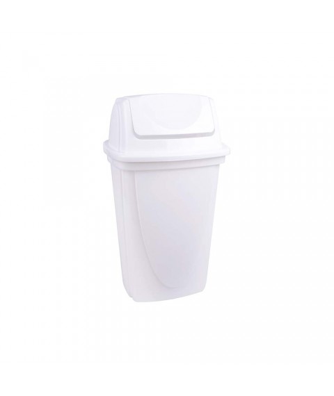Lix. 7,2 lt BRANCA retangular basculante Plasutil 4744