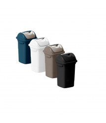 Lix. 14 lt PLASVALE AZUL quadrada basculante 124229