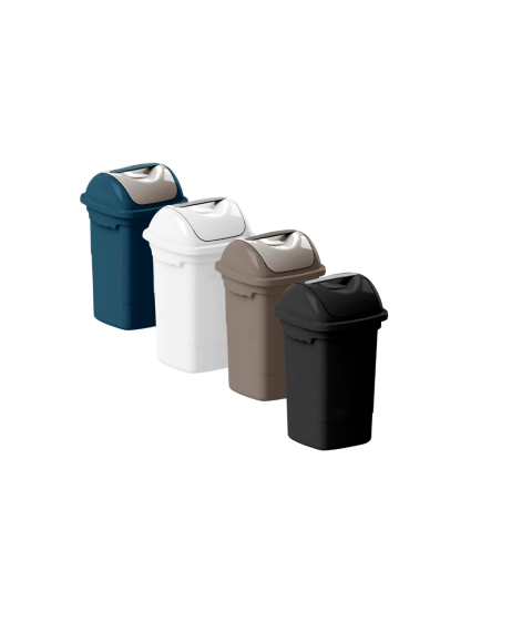 Lix. 14 lt PLASVALE AZUL quadrada basculante 124229