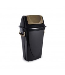 Lix. 23,2L de plástico Preta tampa basculante e alças Plasutil