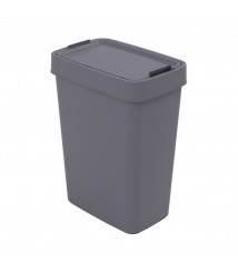 Lix. 17 lt BCA dupla abertura c/porta saco lixo retangular Plasutil 14976