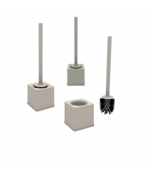 Pincel sanitario SOPRANO gelo c/ suporte quadrado 13509