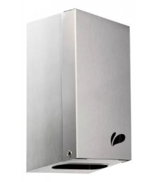 Porta papel hig. cai cai inox escovado QUADRADO Biovisium 5489