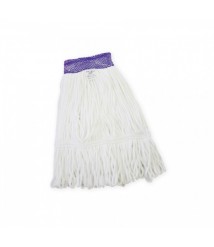 Refil mop umido industrial 320 azul COM cinta Bralimpia MVRL