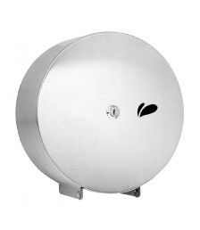 Porta papel higiênico rolão inox escovado Slim Noble Biovisium