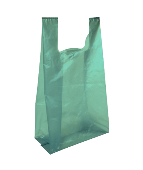 Sacola 40x50 verde PACOTE 3 KG