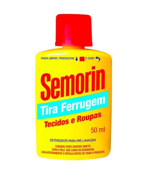 Tira mancha ferrugem 50 ml Semorin