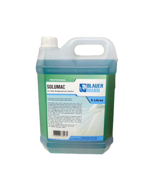 Desengraxante p/mecanico Solumac 80ml/4kg 5lt Blauermann