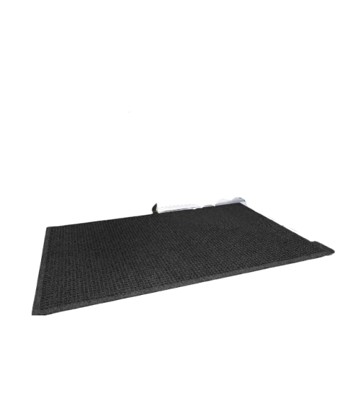 Tapete 60x150 preto agulhado Kapazi 101602