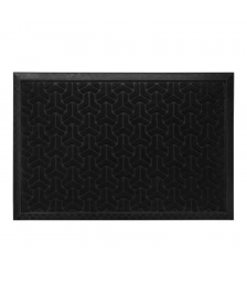 Tapete 40x60 WATERKAP preto com borda Kapazi 191303