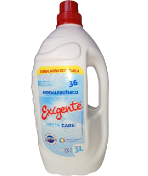 Sabao liquido 3 lt Exigente White Core Brilholac 2265