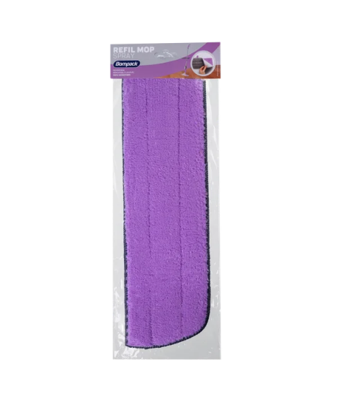 Refil mop úmido spray microfibra Bompack