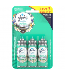 Refil click c/3 und ÁGUAS FLORAIS Glade 12 ml