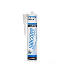 Cola silicone 256 gr branco em tubo TEKBOND