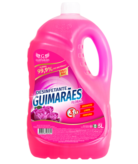Desinfetante Floral 5lt Guimarães