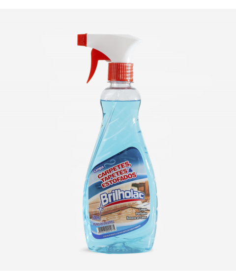 Limpa carpete estofado tapete BRILHOLAC c/gatilho 500 ml 