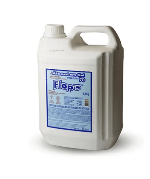 Álcool em gel 5 LT 70% FLOPS