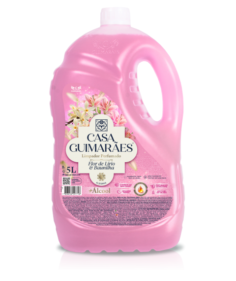 LIMPADOR PERFUMADO FLOR DE LÍRIO E BAUNILHA 5 LT GUIMARÃES