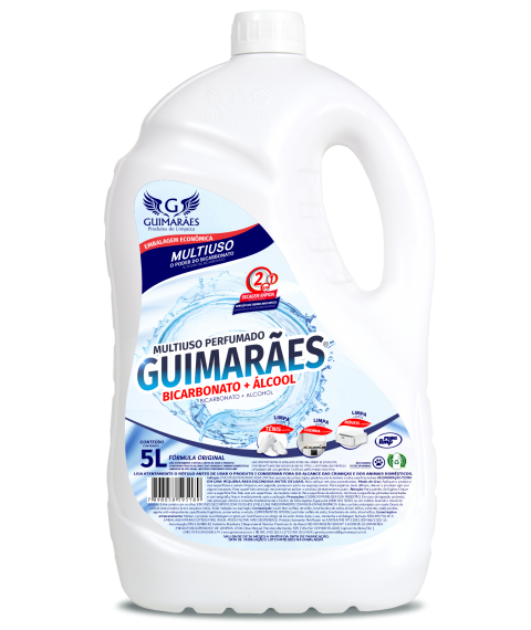Multiuso c/bicarbonato + álcool 5 lt Guimarães