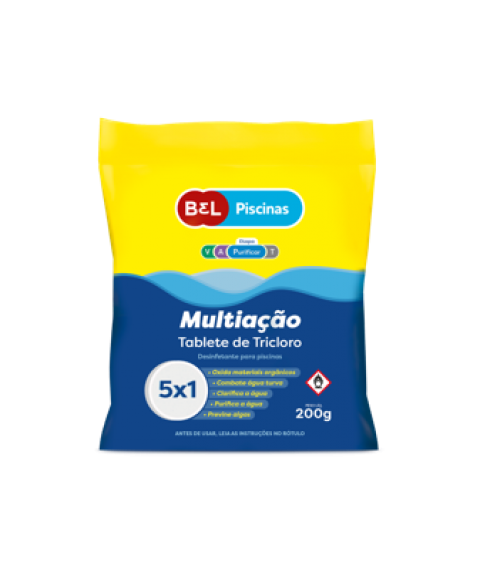 PISCINA - Cloro tablete 200 gr tricloro BEL LAR