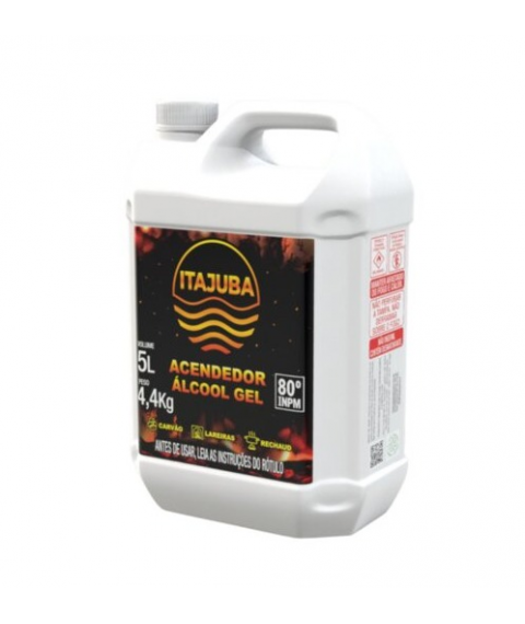 Álcool em gel p/rechauds 80º 5kg ITAJUBA