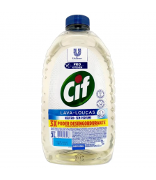 Detergente de louca 3 lt CIF neutro profissional 