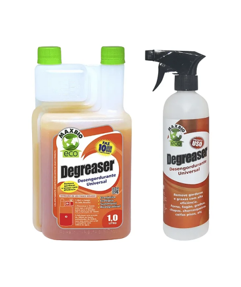 DEGREASER 1 lt c/refil desengordurante biodegradável Maxbio