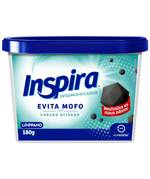 Anti mofo 180 gr CARVÃO ATIVADO Limpano