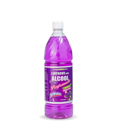 Limpador álcool perfumado LAVANDA 1lt Brilholac