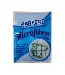 Pano microfibra 40x40 VIDRO azul Perfect 