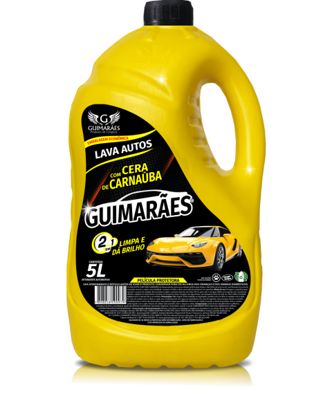 Xampu p/carro Guimaraes 5 lt c/cera carnaúba