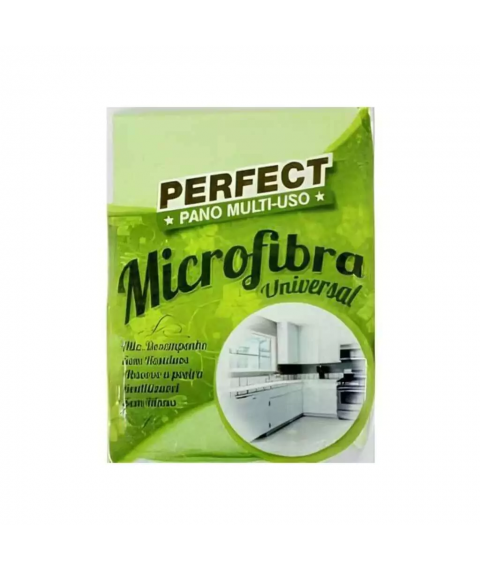 Pano microfibra 40x40 VERDE universal Perfect 
