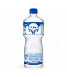 Álcool 1 lt 70º liquido hospitalar ITAJUBA