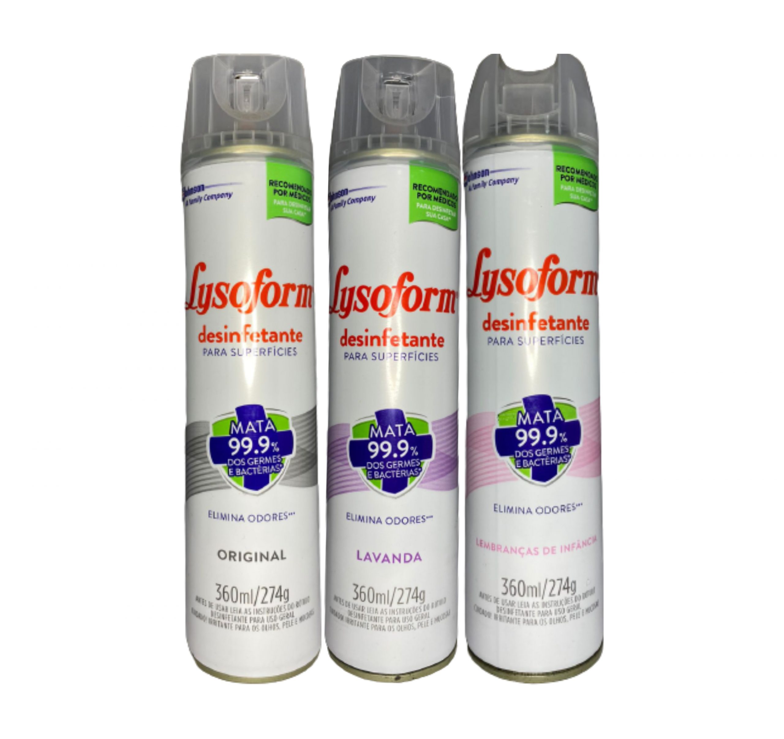 Desinfetante aerosol bactericida 360 ml Lysoform – Vicell