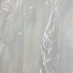 Capa de chuva transparente tamanho adulto botões