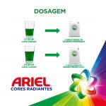 Sabao liquido 700 ml sachet Ariel classico Dosagem